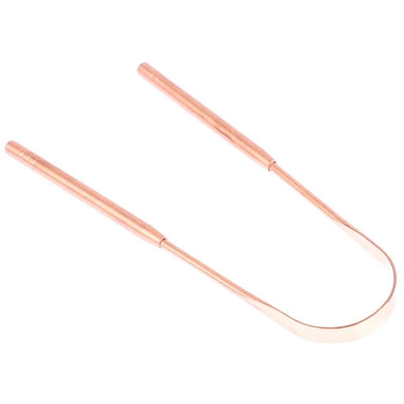 Copper Tongue Scraper for Fresh Breath and Oral Hygiene - 12