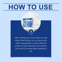 Fast-Dissolving Teeth Whitening and Gum Repair Strips