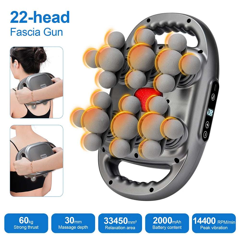 42-Head Electric Muscle Recovery Massage Gun - 21