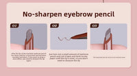 Dual-Ended Waterproof Eyebrow Pencil and Gel for Defined Brows