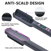 Professional Ceramic Hair Straightening Brush