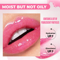 Hydrating Strawberry Pendant Mirror Lip Gloss