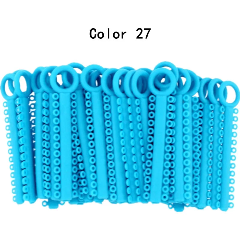 Orthodontic Elastic Ligature Ties for Dental Braces - 16