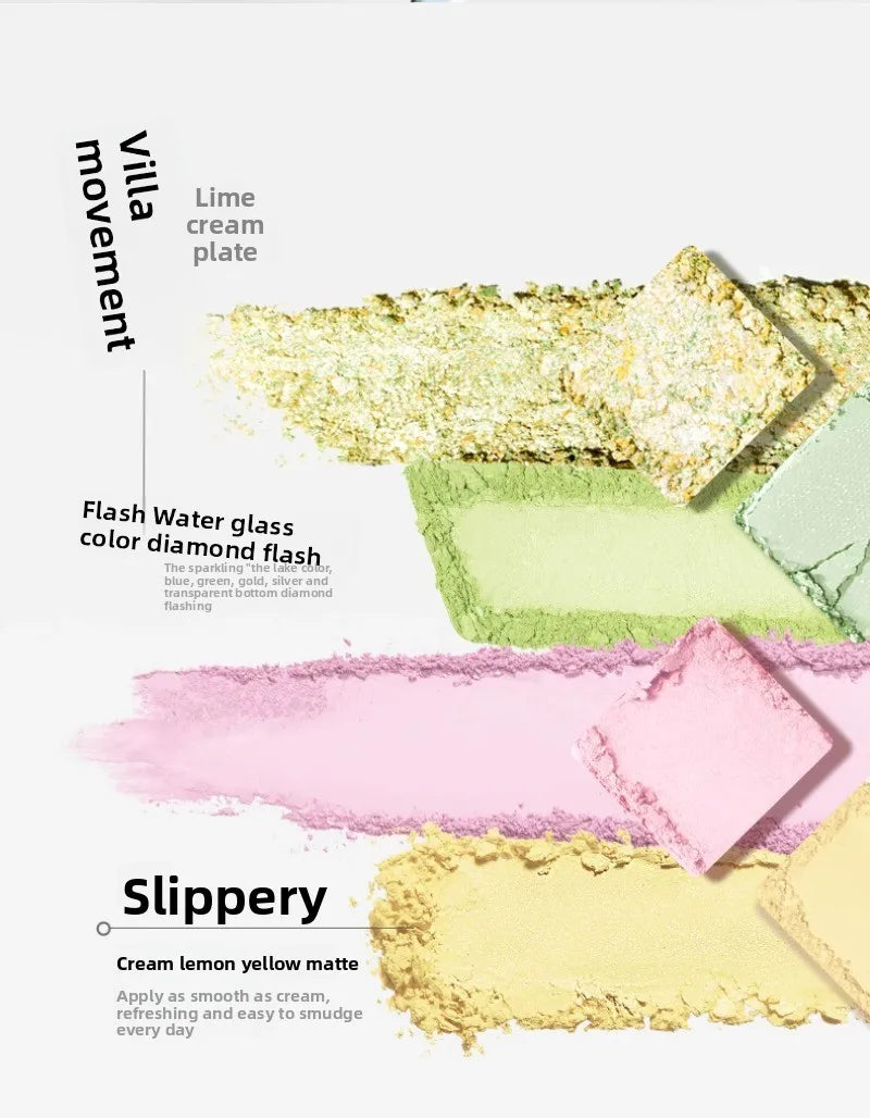 16-Color Versatile Eyeshadow Palette for Daily & Glam Looks - 12