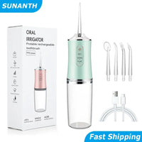 Portable Cordless Water Flosser for Deep Cleaning