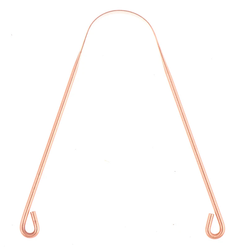 Pure Copper Tongue Scraper for Fresh Breath - 7