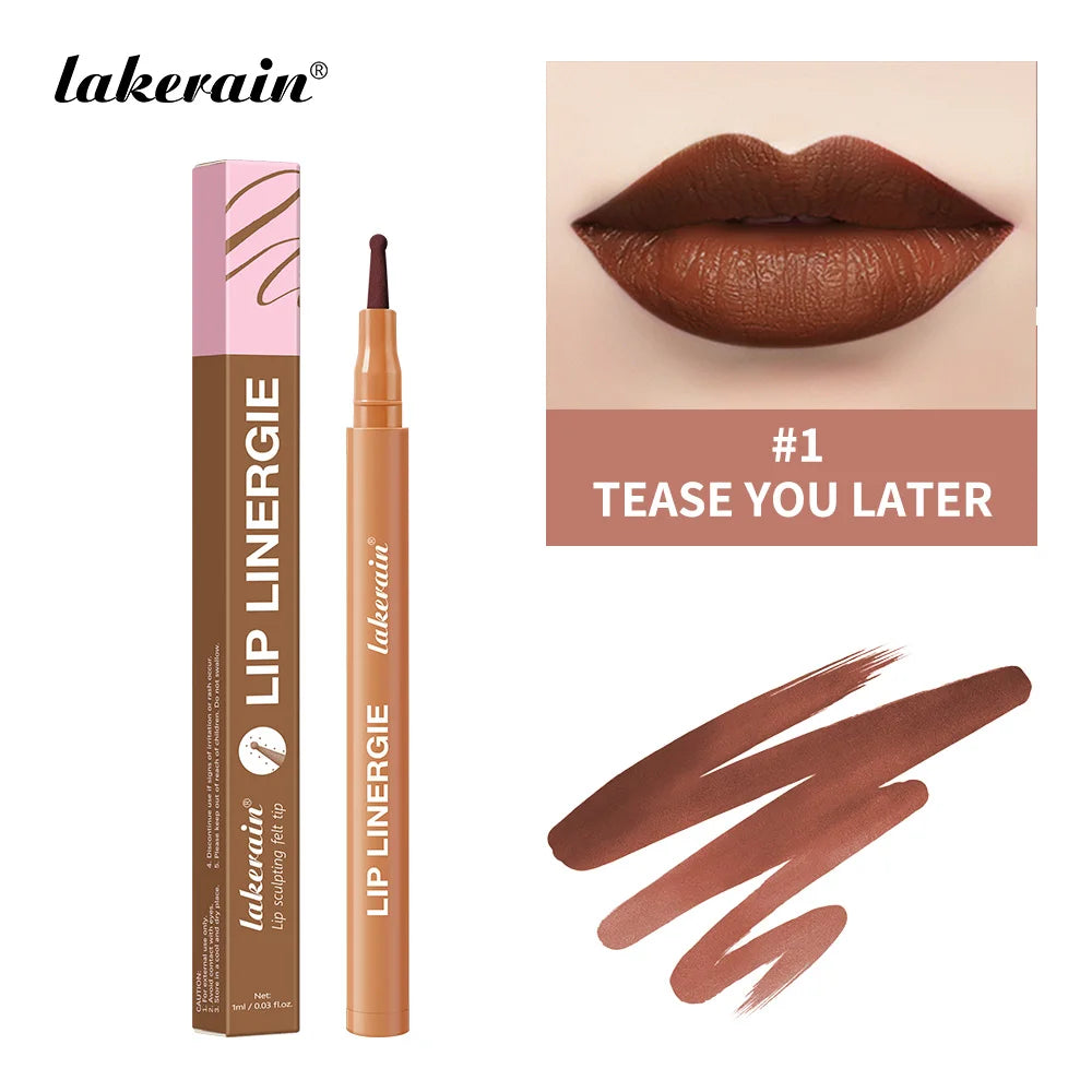 Waterproof Sculpting Ballpoint Lip Liner Pen - 45