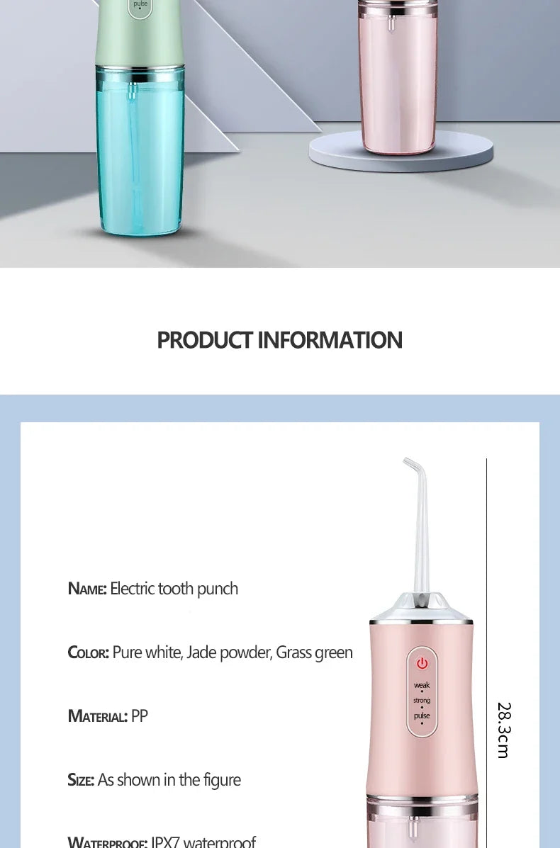 Portable Electric Water Flosser for Deep Teeth Cleaning - 23