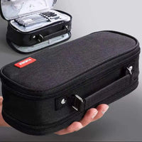 Large Capacity Triple-Layer Stationery and Organizer Pouch