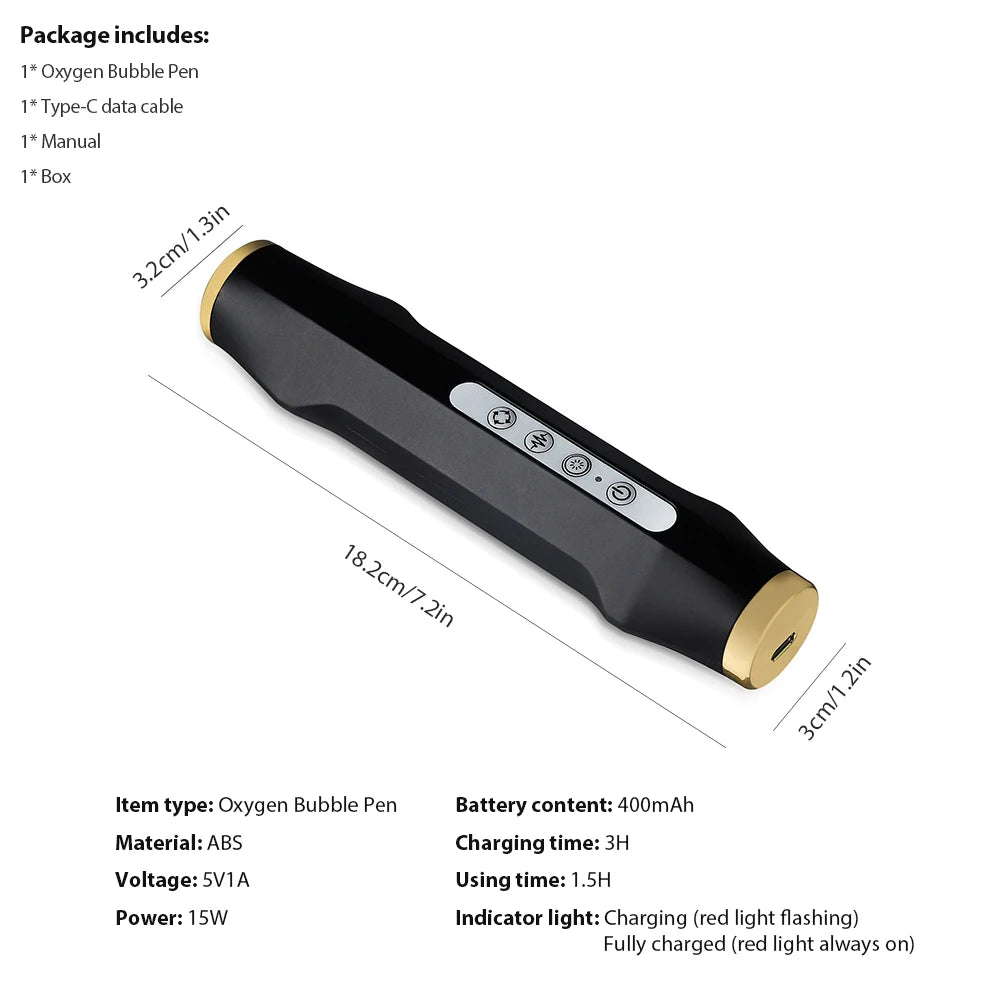Portable Oxygen Bubble Facial Spa Device - 21