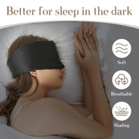 Silk Sleep Mask with Adjustable Strap for Deep Relaxation