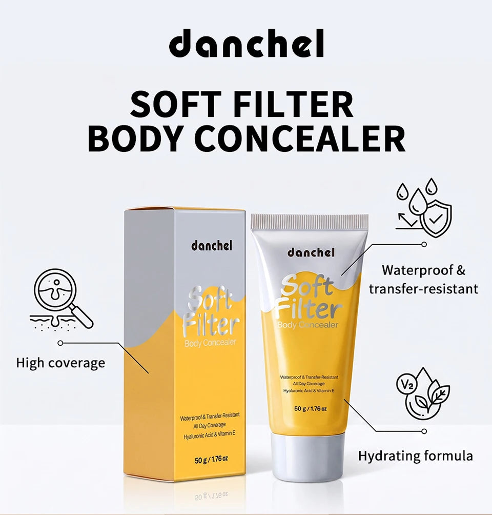 Waterproof Full Coverage Body Concealer for Scars and Tattoos - 7