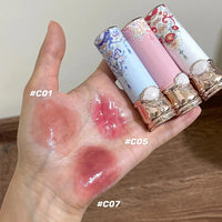 Hydrating Non-Sticky Tinted Lip Gloss for Shiny Long-Lasting Wear