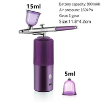 Portable Mini Airbrush Kit for Nail Art and Makeup