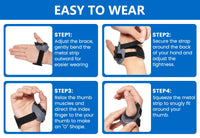 Adjustable CMC Thumb Support Brace for Arthritis and Joint Pain