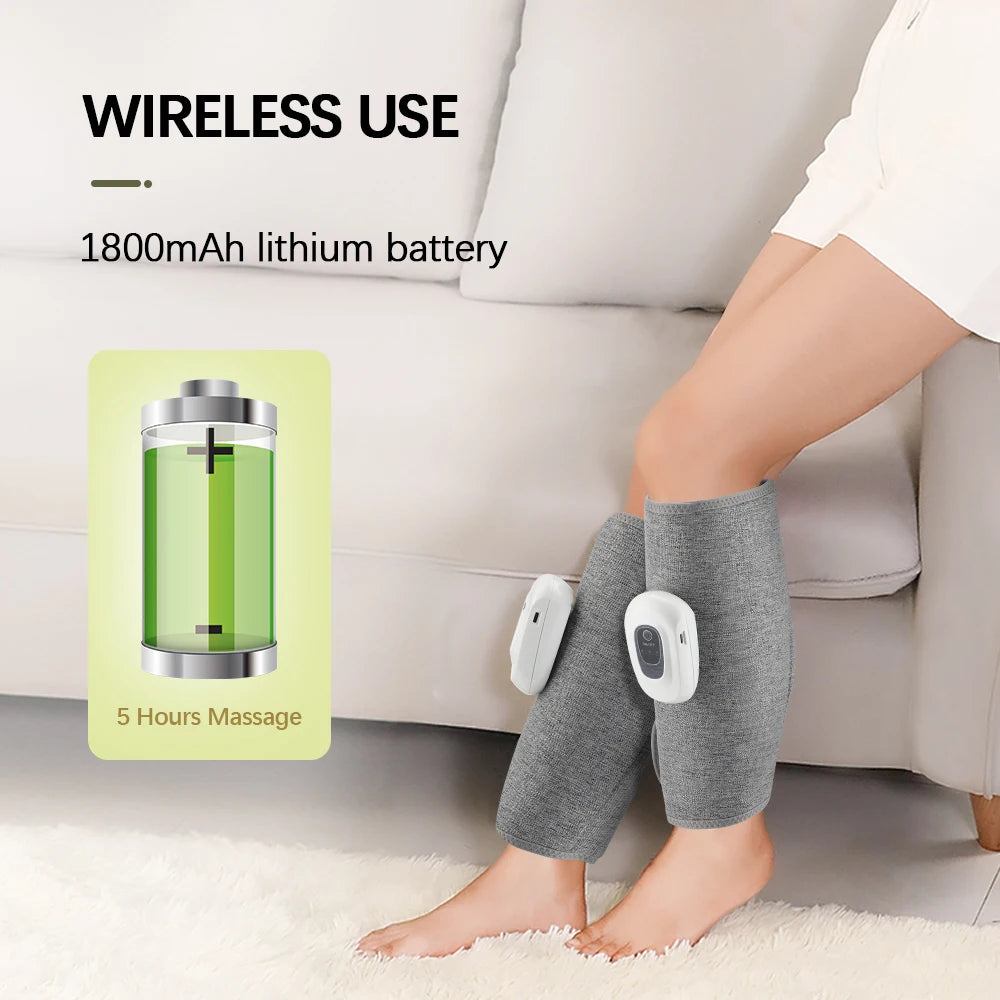 Wireless Air Compression Calf Massager for Leg Pain Relief - 12
