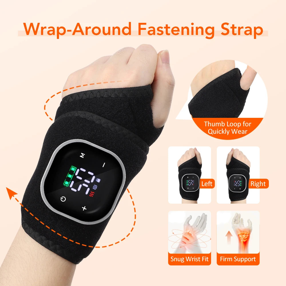 Heated Vibrating Ankle and Wrist Support Wrap - 41
