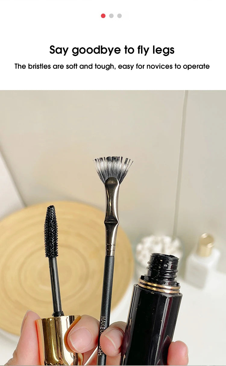 Fan Mascara Brush for Precise Eyelash Application - 8