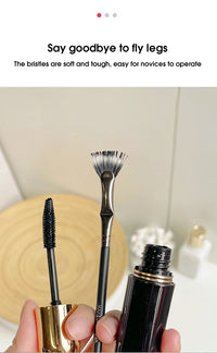 Fan Mascara Brush for Precise Eyelash Application