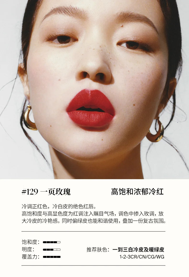 Velvet Matte Long-Lasting Hydrating Lipstick - 12
