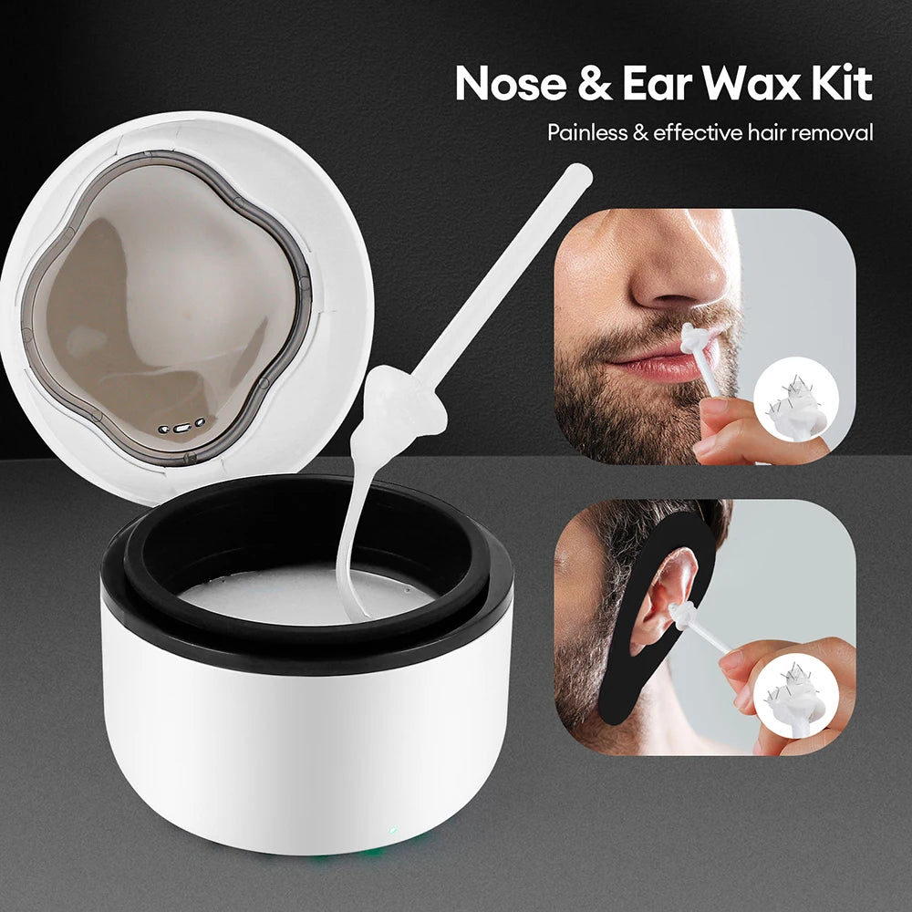 Portable Mini Wax Heater Kit for Painless Hair Removal - 15