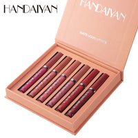 6-Piece Waterproof Matte Liquid Lipstick Set