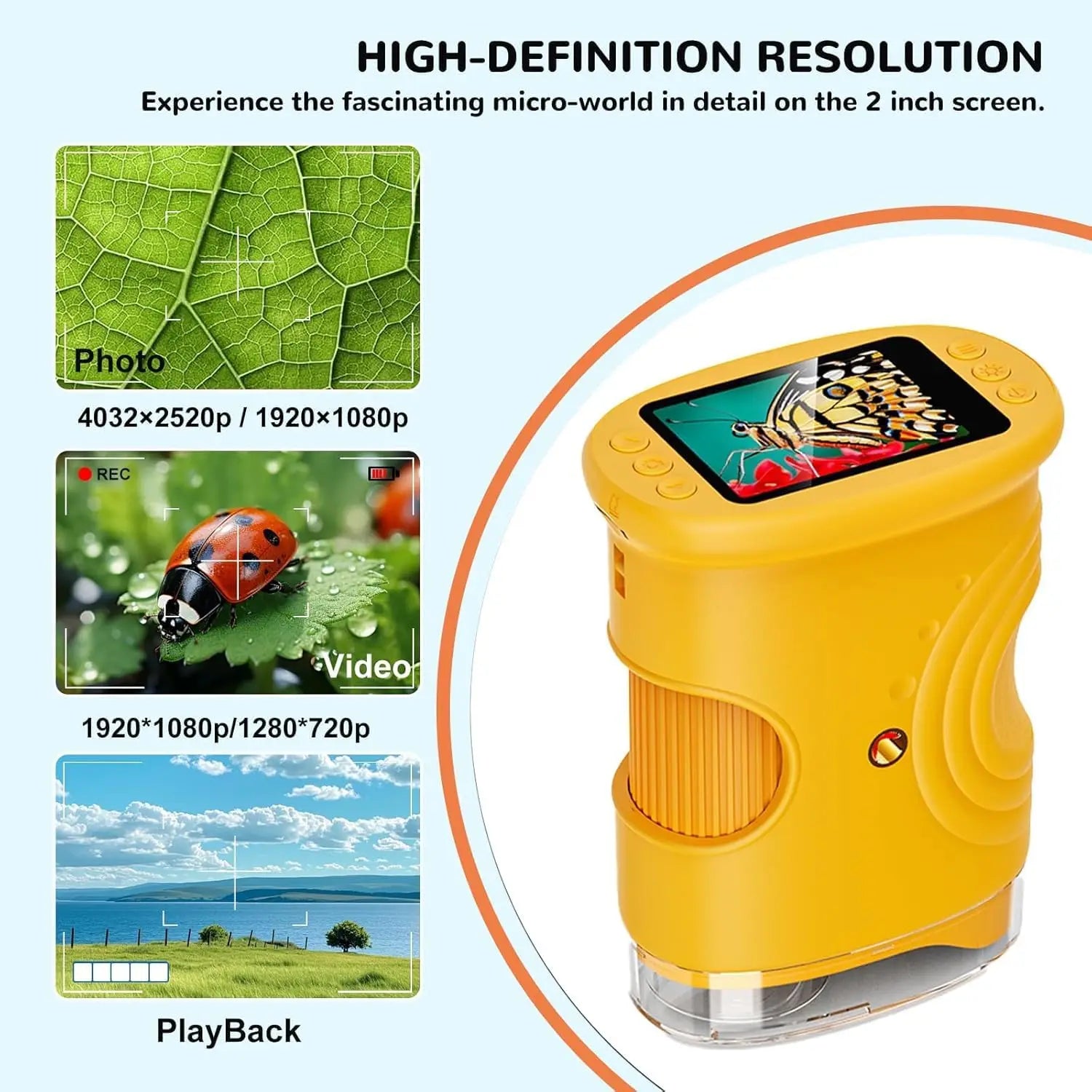 Portable Digital Microscope for Kids STEM Learning - 3
