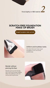 Dual-Ended Flawless Foundation Brush and Applicator