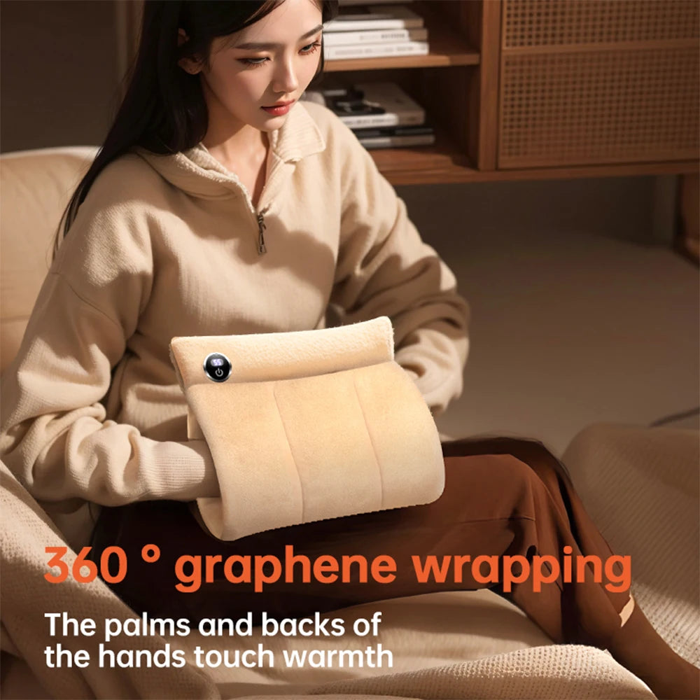 Portable USB Electric Graphene Hand Warmer Pouch - 17