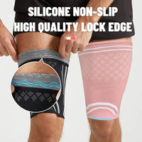 Elastic Thigh Compression Sleeve for Sports and Muscle Support