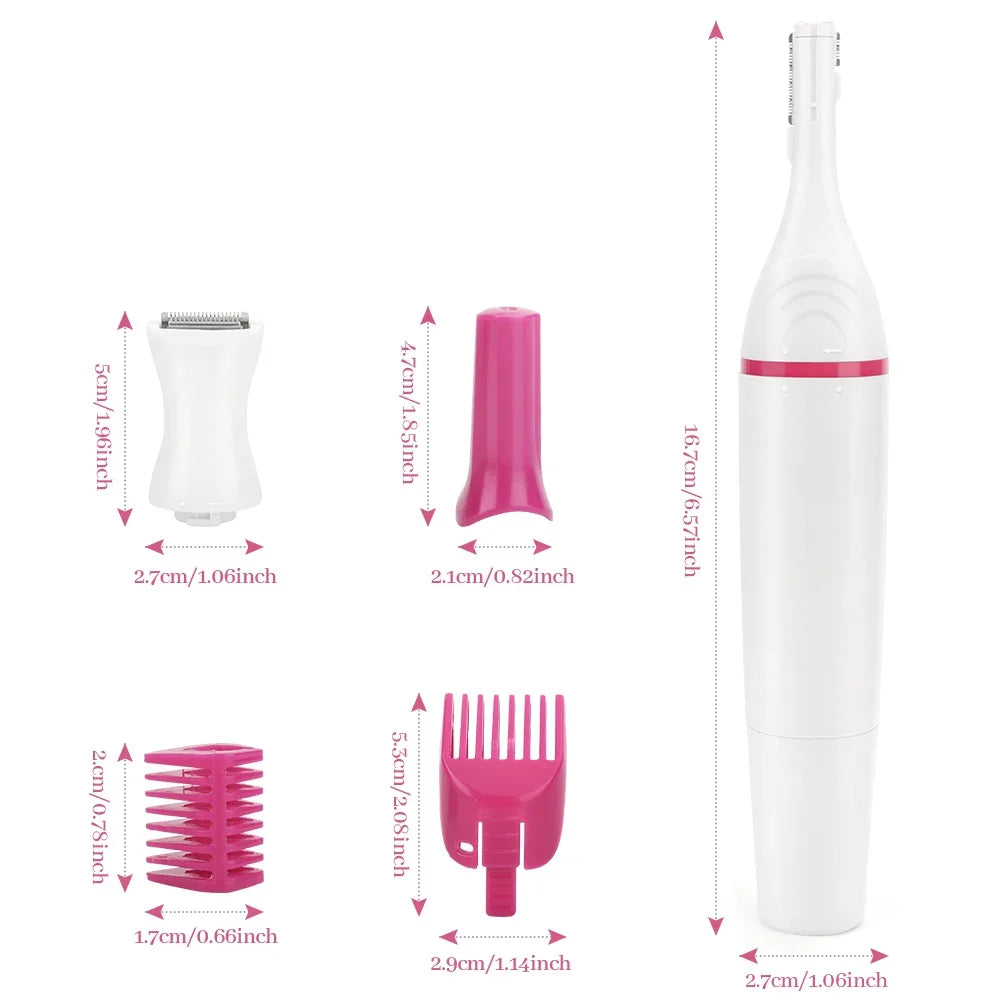 5-in-1 Electric Precision Hair Removal Trimmer Kit - 6