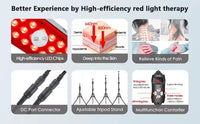 Dual Head Red Light Therapy Lamp for Pain Relief and Skin Care