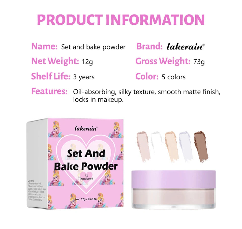 Matte Finish Loose Setting Powder for Oil Control - 25