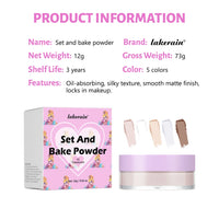 Matte Finish Loose Setting Powder for Oil Control