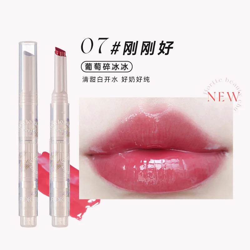 Mirror Shine Heart Shape Moisturizing Lipstick Pencil - 43