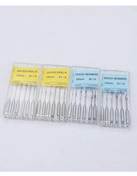 Dental Peeso Reamer Drill Bits for Endodontic Procedures (6-Pack)
