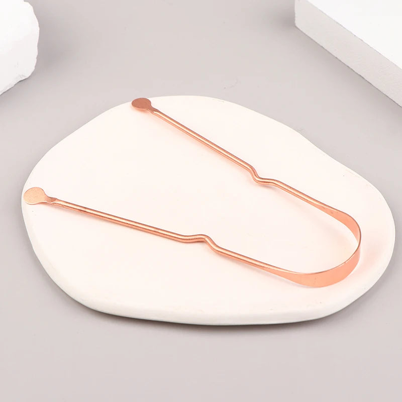 Pure Copper Tongue Scraper for Fresh Breath - 5