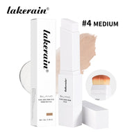 Full Coverage Cream Foundation Stick with Built-in Brush