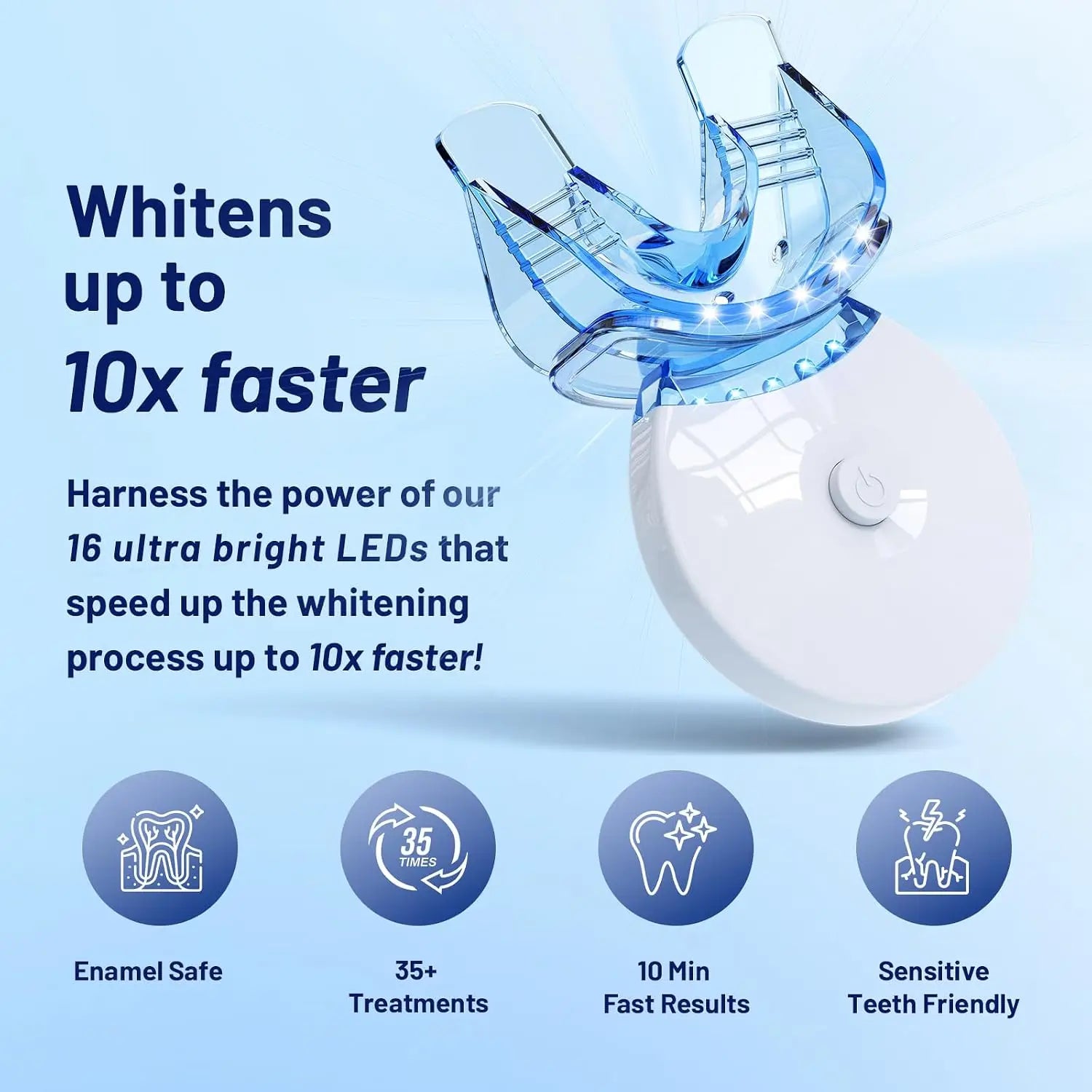 LED Teeth Whitening Kit for Sensitive Teeth - 2