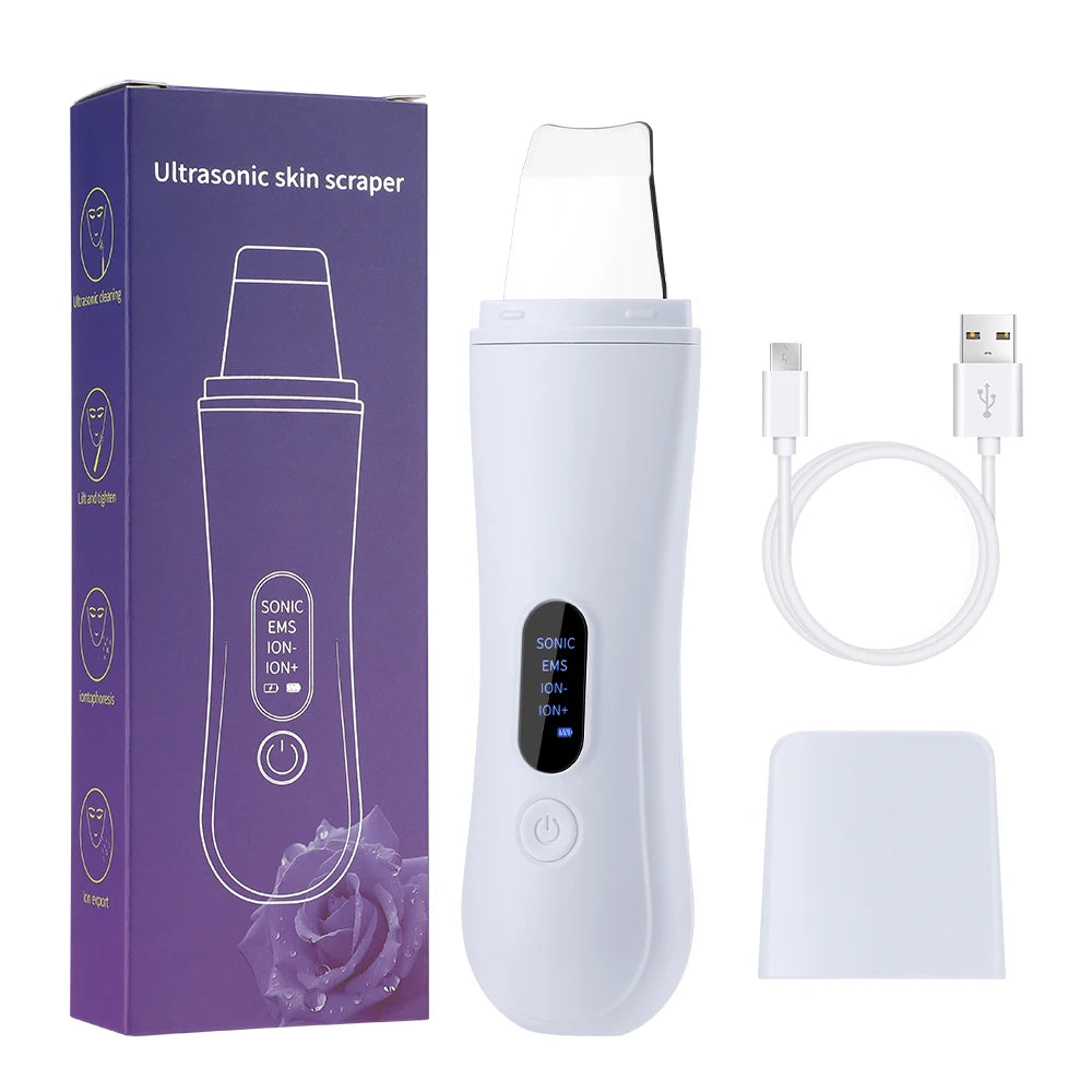Ultrasonic Facial Skin Scrubber and Pore Cleaner - 11
