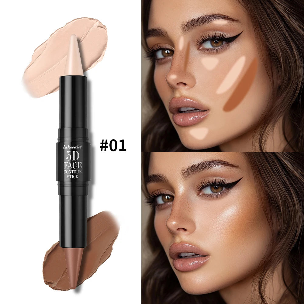 Dual-Ended Cream Contour and Highlighter Stick - 18