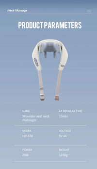 Cordless Deep Tissue Neck and Shoulder Massager