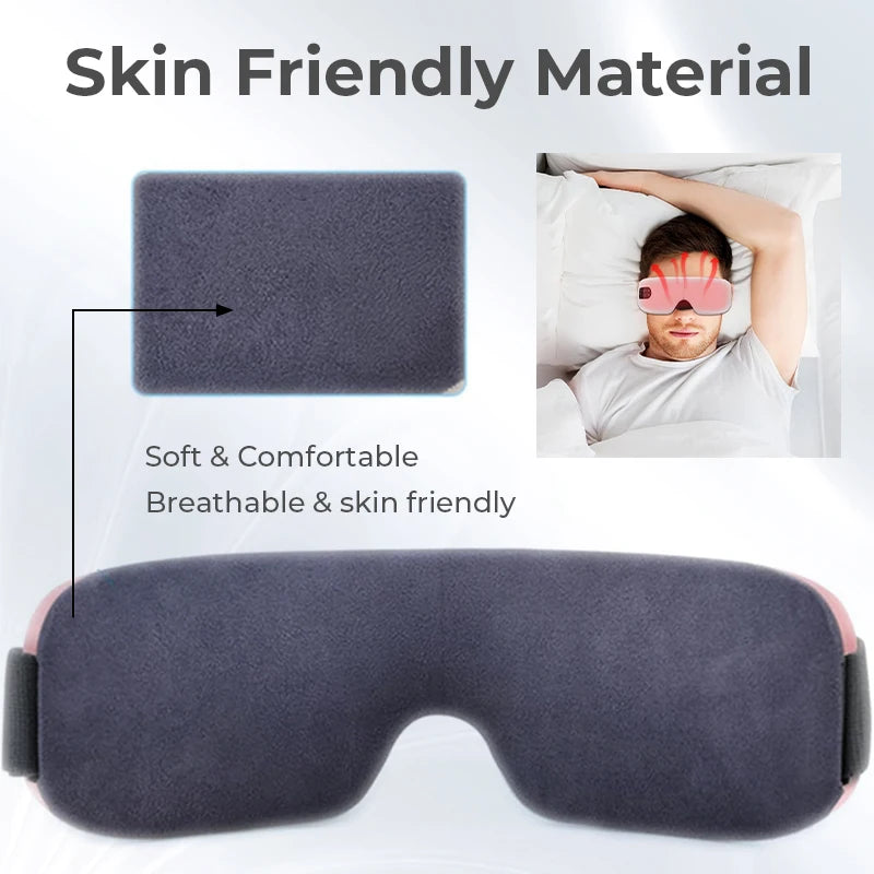Smart Heated Eye Massager for Fatigue and Sleep Relief - 15