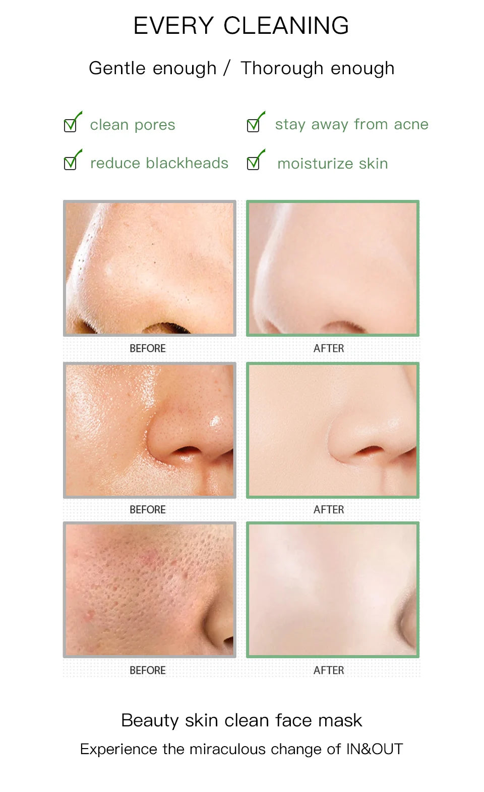 Green Tea Deep Cleansing Face Mask Stick - 14