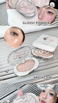 Shimmer Highlighter Powder for Radiant Face Contouring