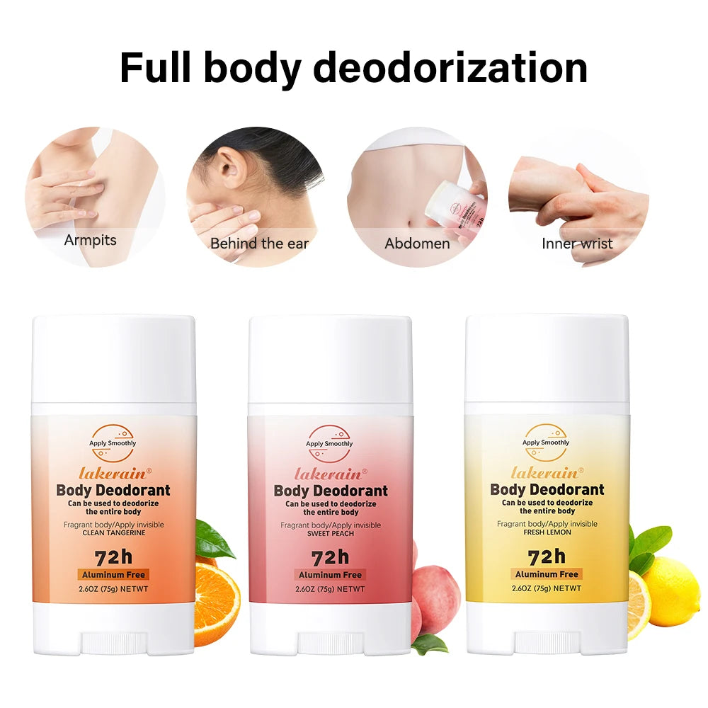 Long-Lasting Invisible Body Deodorant Stick - 1