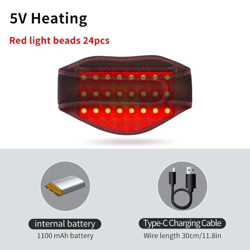 660nm Red Light Heating Neck Brace for Pain Relief - 15