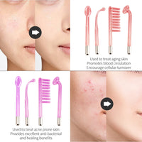 4-in-1 High-Frequency Facial Wand for Acne and Anti-Aging