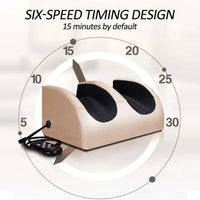 Electric Heated Foot Massager with Kneading and Vibration