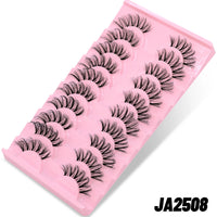 Natural Cat Eye Half Lashes with Invisible Band